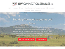 Tablet Screenshot of nwconnectionservices.com